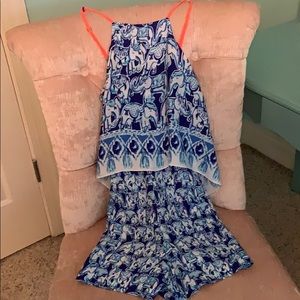 Lilly Pulitzer elephant romper